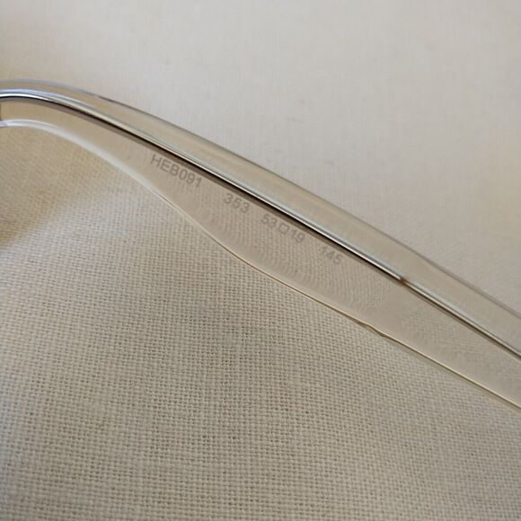 HACKETT BESPOKE Eyeglass Frames HEB091 353 Yellow Clear Rectangular 53-19-145 - Picture 7 of 12